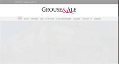 Desktop Screenshot of grouseandale.com