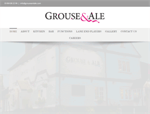 Tablet Screenshot of grouseandale.com